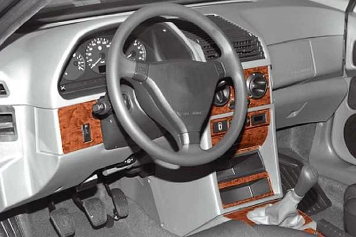 Alfa Romeo 145 146 09.94 - 03.97 3D Interior Dashboard Trim Kit Dash Trim Dekor 15-Parts - 1 - Interior Dash Trim Kit