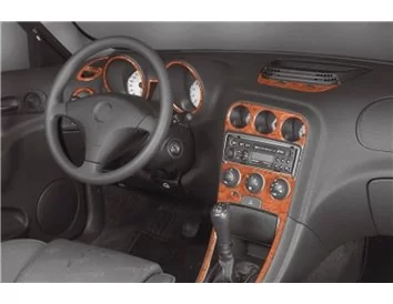 Alfa Romeo 156 10.1997 3D Interior Dashboard Trim Kit Dash Trim Dekor 12-Parts - 4 - Interior Dash Trim Kit