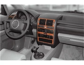 Audi A2 02.00-01.05 3D Interior Dashboard Trim Kit Dash Trim Dekor 8-Parts - 1 - Interior Dash Trim Kit