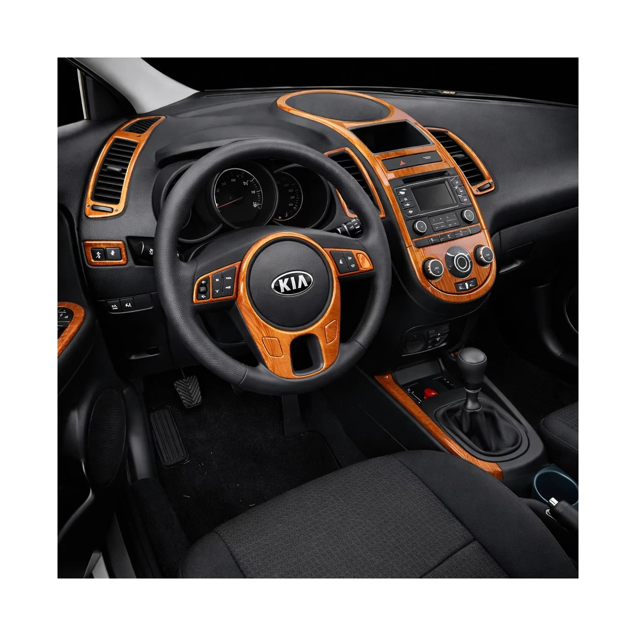 KIA Soul 2011 Interior WHZ Dashboard trim kit 20 Parts