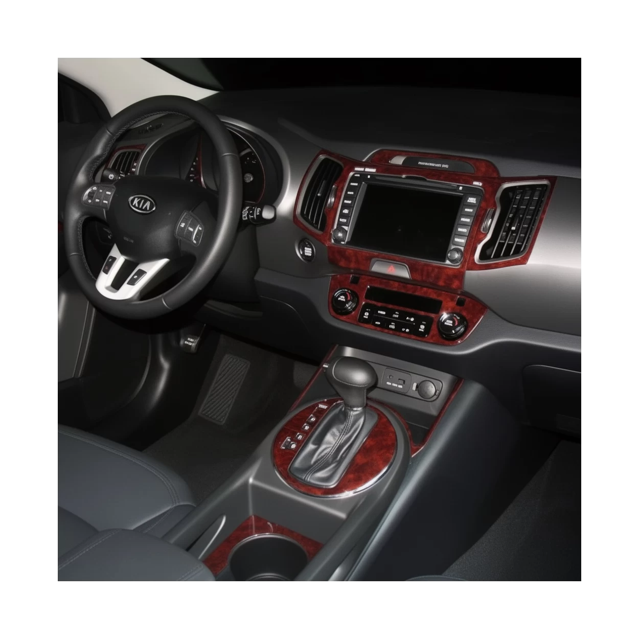 KIA Sportage 2011 Interior WHZ Dashboard trim kit 21 Parts