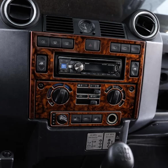 Land Rover Defender 2008 Interior WHZ Dashboard trim kit 15 Parts