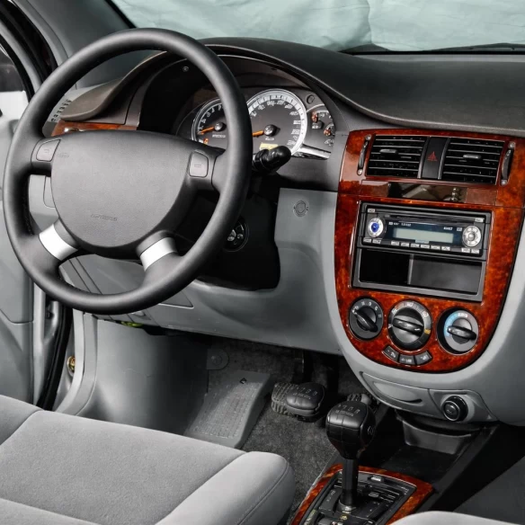 Chevrolet Lacetti Sedan 03.2004 3D Interior Dashboard Trim Kit Dash Trim Dekor 15-Parts