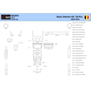 Mazda CX7 2006-2012 Interior WHZ Dashboard trim kit 24 Parts 2