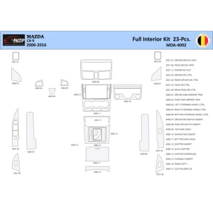 Mazda CX9 TB 2006-2016 Interior WHZ Dashboard trim kit 23 Parts 2