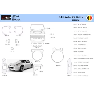 Nissan 370Z-2009  Interior WHZ Dashboard trim kit 16 Parts 2