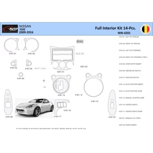 Nissan 370Z-2009 Interior WHZ Dashboard trim kit 14 Parts 2