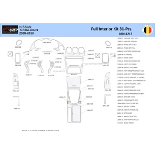 Nissan Altima 2009-2013 Interior WHZ Dashboard trim kit 31 Parts 2