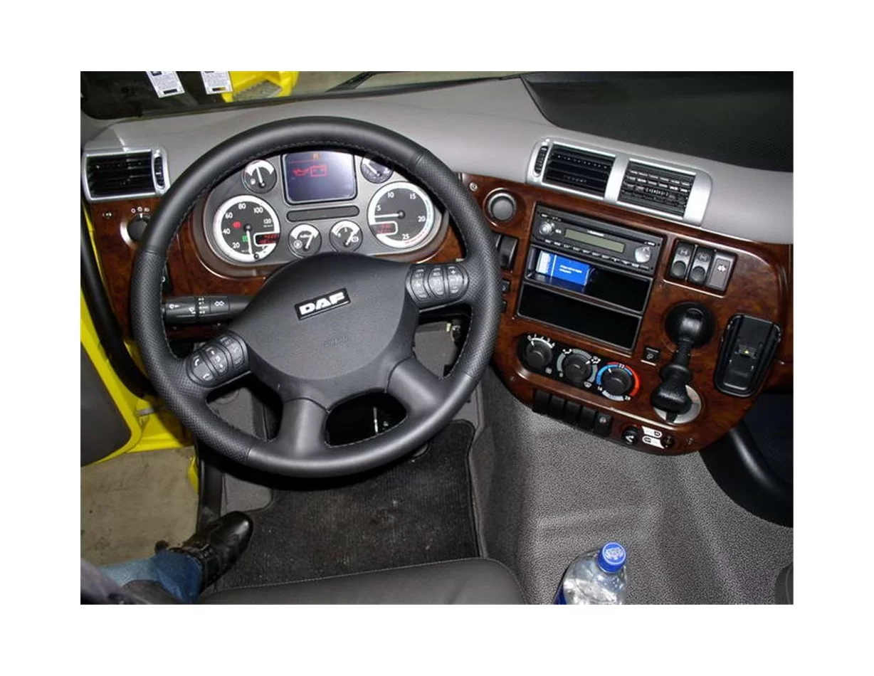 Daf CF 01.2011 3D Interior Dashboard Trim Kit Dash Trim Dekor 18-Parts - 1 - Interior Dash Trim Kit