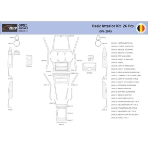 Opel Antara 2006-2015 Interior WHZ Dashboard trim kit 26 Parts