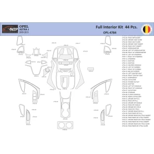 Opel Astra-J 2012 Interior WHZ Dashboard trim kit 44 Parts 2
