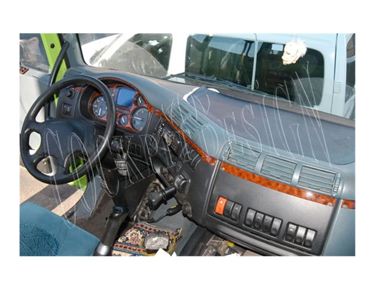 Daf CF 03.01-12.11 3D Interior Dashboard Trim Kit Dash Trim Dekor 16-Parts - 1 - Interior Dash Trim Kit