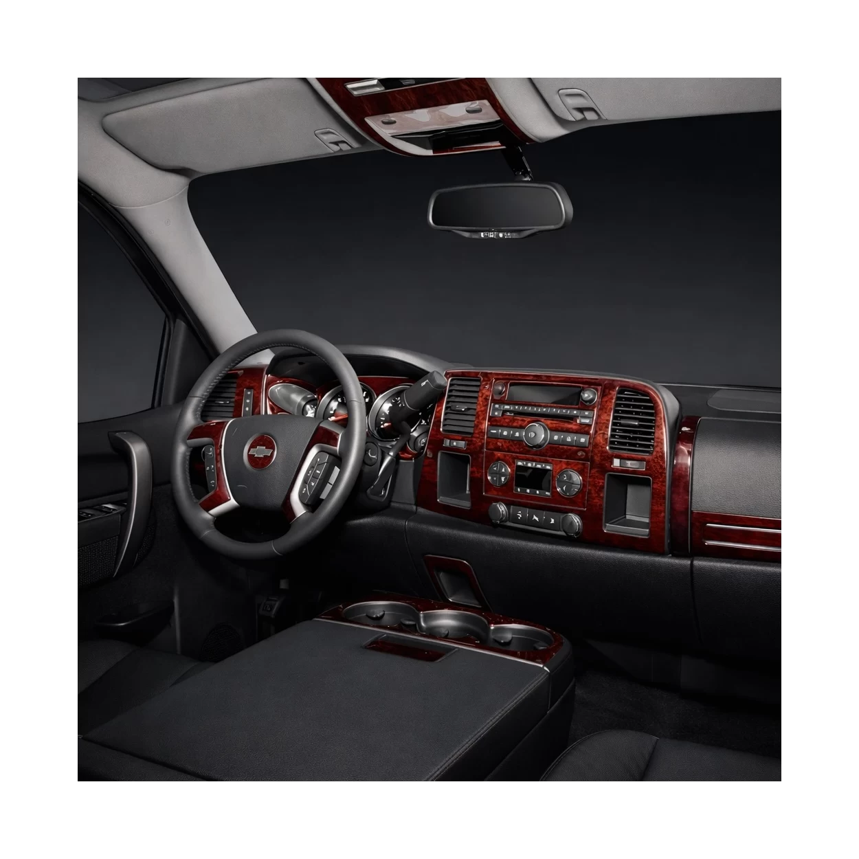 Chevrolet Silverado 2010-UP Full Set Interior BD Dash Trim Kit