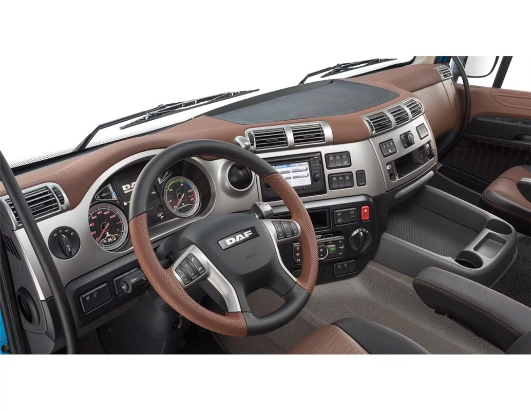 Daf CF 2014 3D Interior Dashboard Trim Kit Dash Trim Dekor -Parts - 1 - Interior Dash Trim Kit