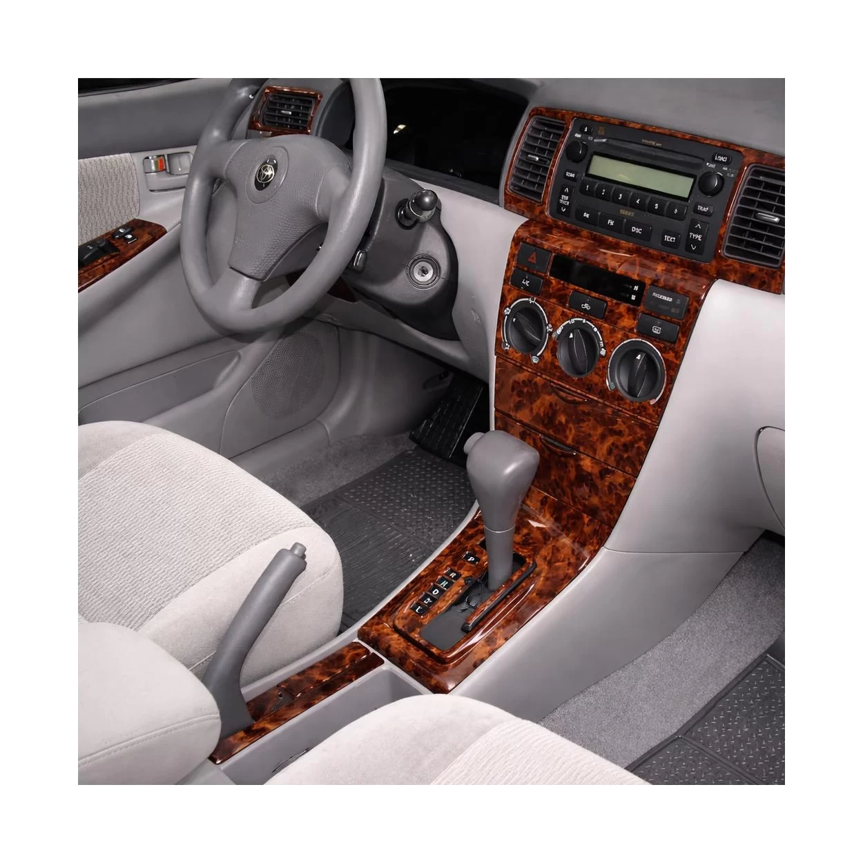 Toyota Corolla 2003 Interior WHZ Dashboard trim kit 22 Parts