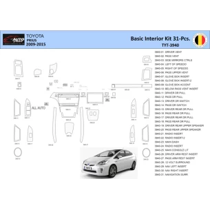 Toyota Prius 2009-2015 Interior WHZ Dashboard trim kit 31 Parts