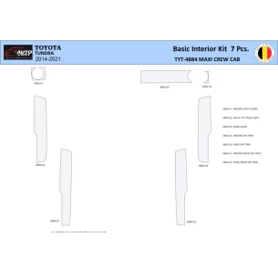 Toyota Tundra 2014-2021 Interior WHZ Dashboard trim kit 7 Parts