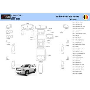 Chevrolet Tahoe 2007-2014 Interior WHZ Dashboard trim kit 32 Parts 2