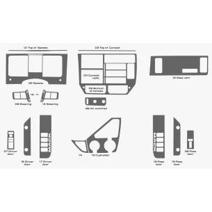 Mack Anthem Truck Year 2018 Style Dash trim kit Full