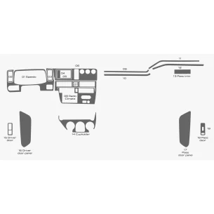 International LT Truck Year 2016-2026 Full Style Dash trim kit