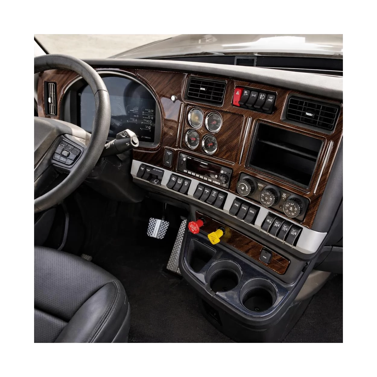 Kenworth T880 Truck- Year 2013-2021 Interior Style Dash trim kit 