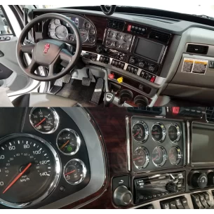 Kenworth T880 Truck- Year 2013-2021 Interior Style Dash trim kit 