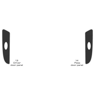 Peterbilt 365 (Truck) 2016-2023 Interior Cabin Style Much Original Dash trim kit 2