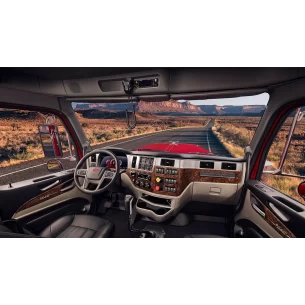 Peterbilt 579 Truck - Year 2022 Interior Cabin Style Full Dash trim kit 2
