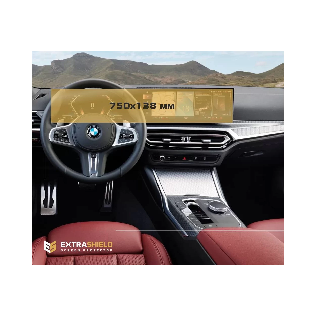 BMW 3 Series (G80) 2018 - Present BMW Live Cockpit Plus with curved display BMW ExtraShield Screeen Protector