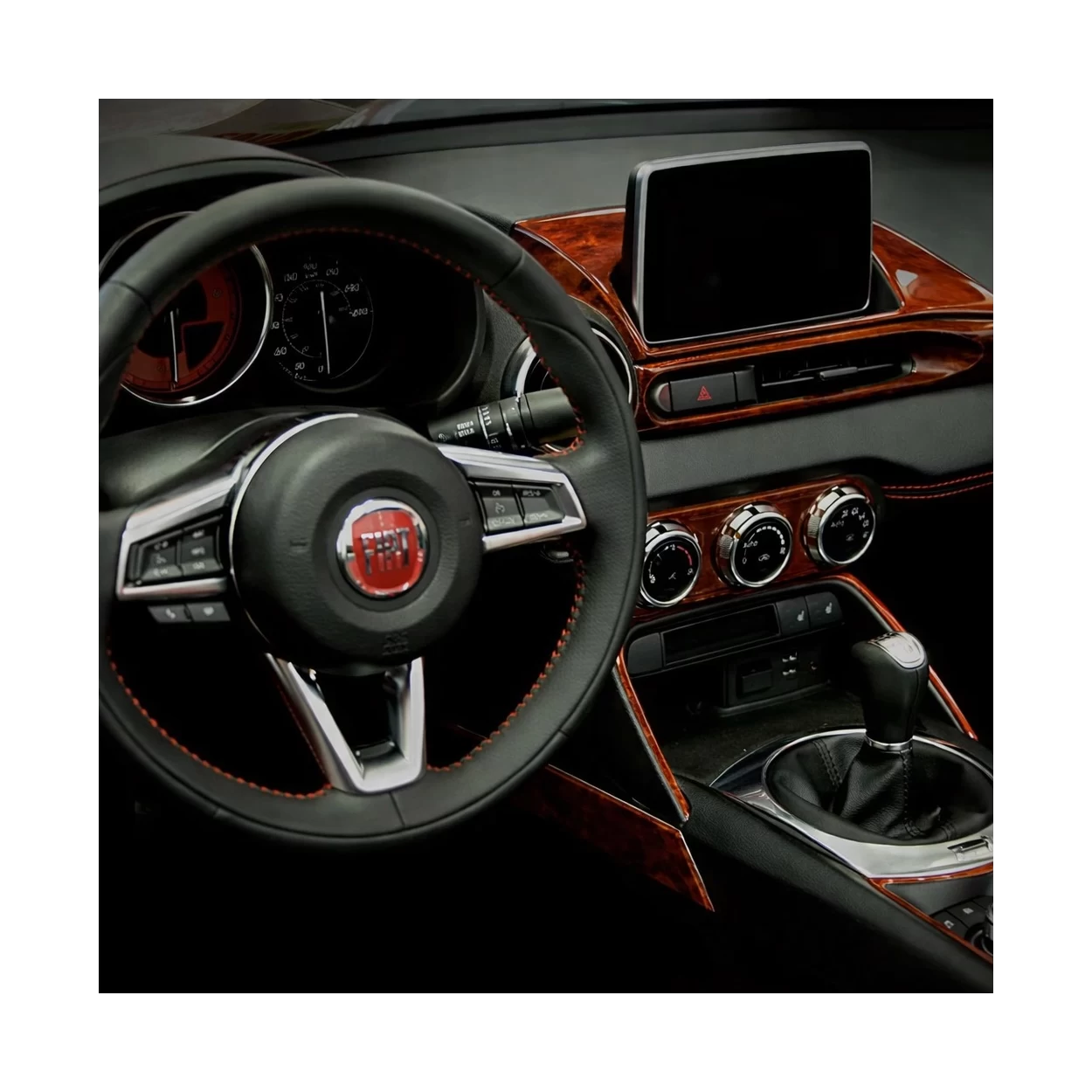 Fiat 124 Spyder 2012-2020 Interior WHZ Dashboard trim kit 14 Parts