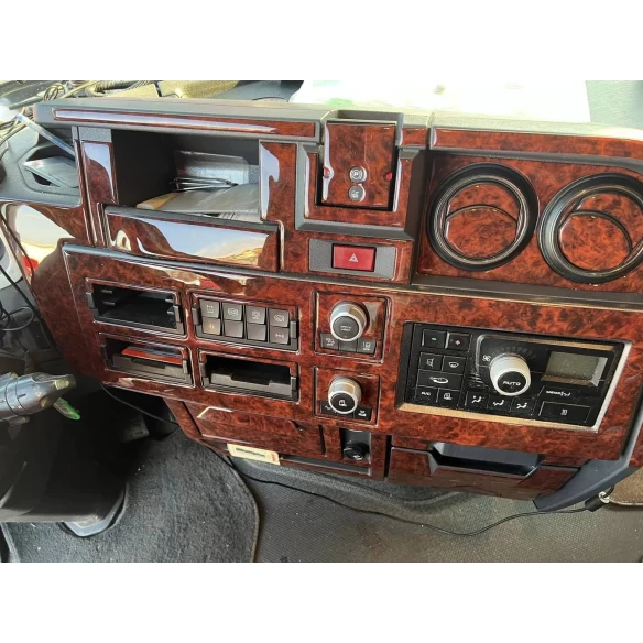 Renault Trucks T 2013-2023 3D Interior Dashboard Trim Kit Dash Trim Dekor 27-Parts