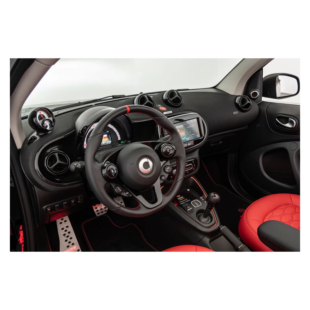 Smart Fortwo 453 2018-2024 3D WHZ Interior Dashboard Trim Kit Dash Trim Dekor 11-Parts