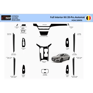 Honda Accord 2018-2022 Automatic Interior WHZ Dashboard trim kit 20 Parts 2