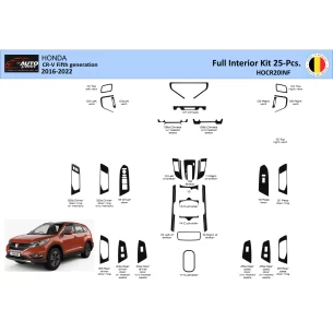 Honda CR-V 2016-2022 Interior WHZ Dashboard trim kit 25 Parts 2