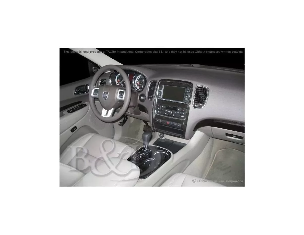 Dodge Durango 2011-UP Interior BD Dash Trim Kit - 1 - Interior Dash Trim Kit