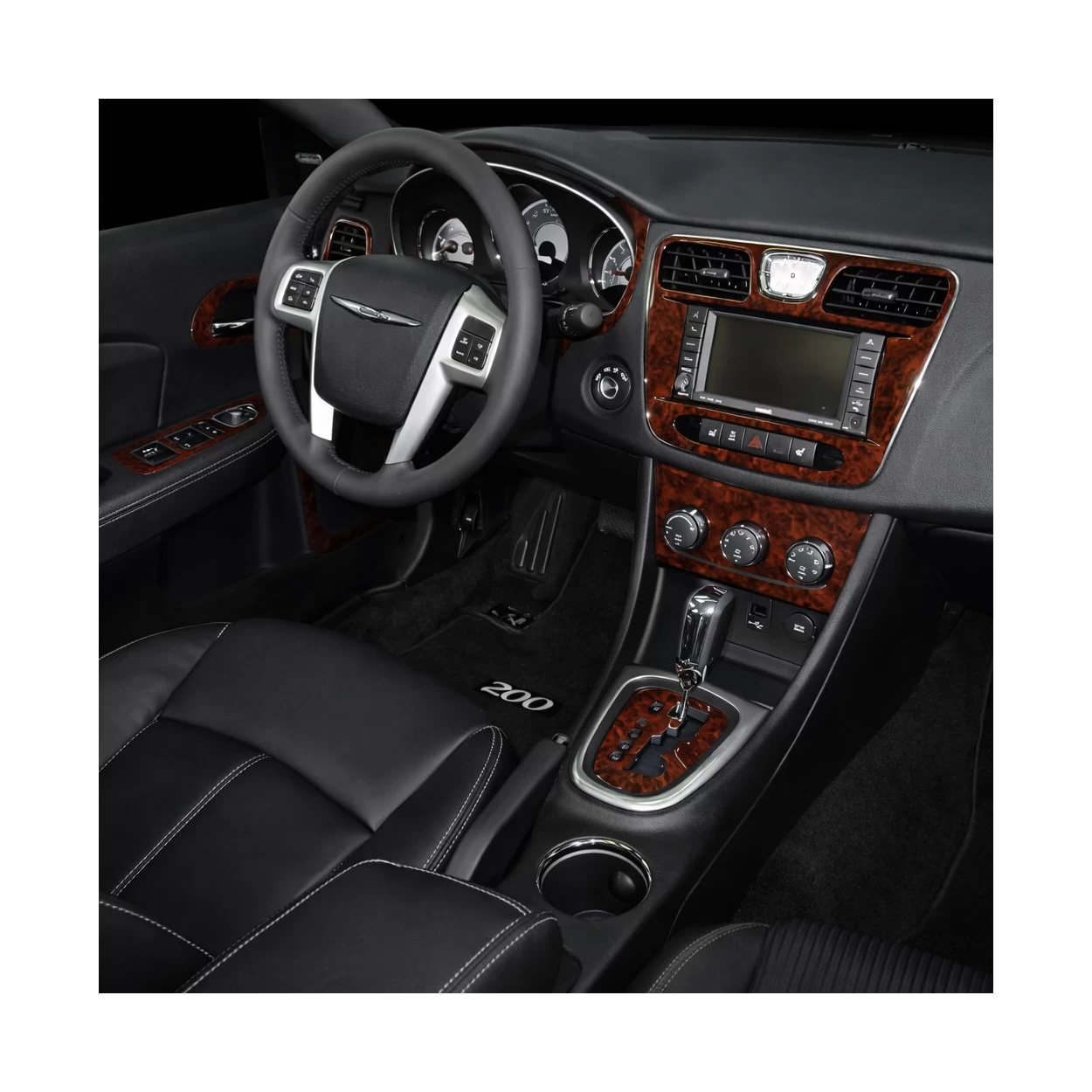 Chrysler 200 2011-UP Basic Set Interior BD Dash Trim Kit