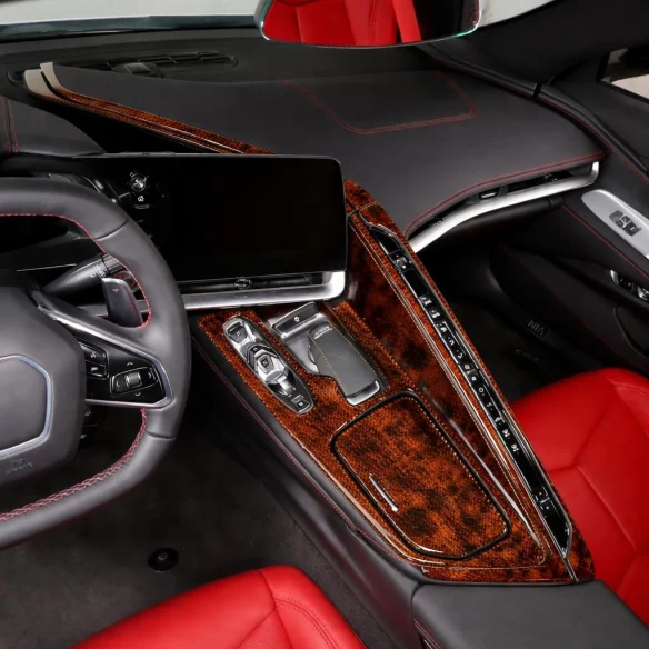 Chevrolet Corvette C8 2020 Convertible Interior WHZ Dashboard trim kit 23 Parts