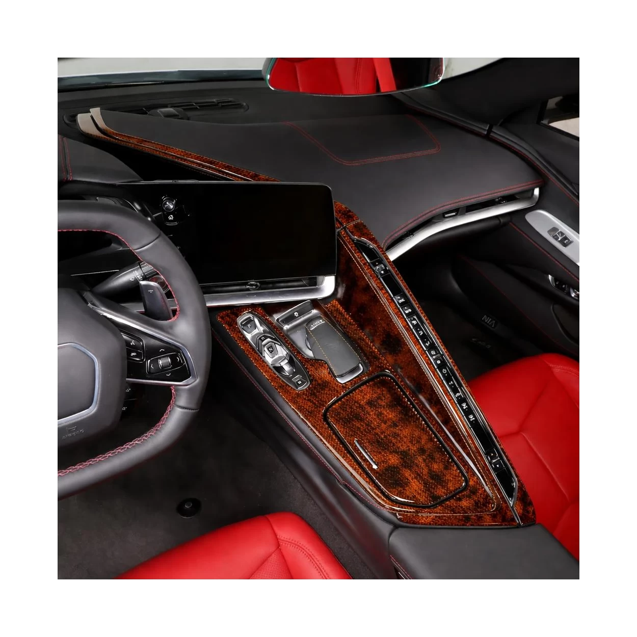 Chevrolet Corvette C8 2020 Convertible Interior WHZ Dashboard trim kit 23 Parts