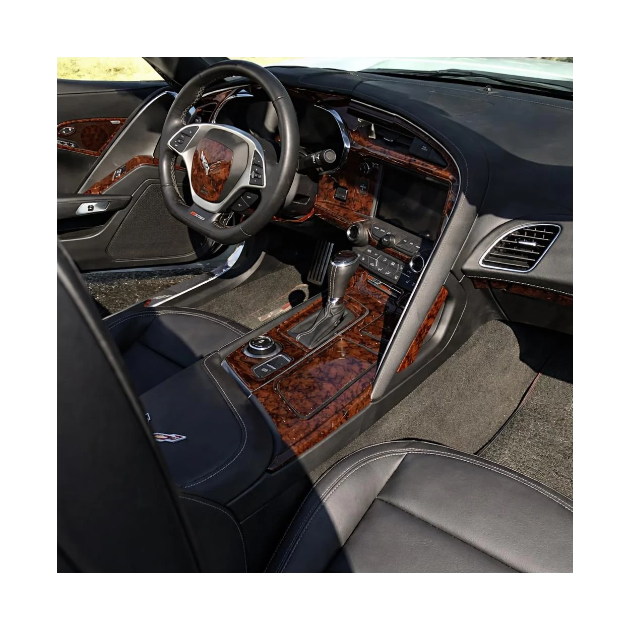 Chevrolet Corvette C7 Stingray Convertible 2014-2019 Interior WHZ Dashboard trim kit 38 Parts