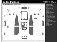 Dodge Durango 2011-UP Interior BD Dash Trim Kit - 2 - Interior Dash Trim Kit Dodge Durango 2011-UP Interior BD Dash Trim Kit - 2 - Interior Dash Trim Kit
