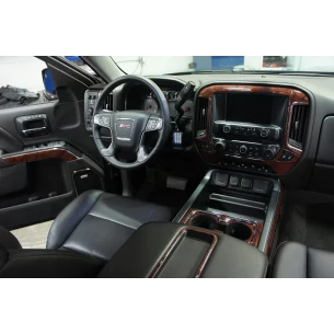 Chevrolet Silverado 1500 Double Cab 2014-2018 Full Set Interior WHZ Dash Trim Kit 22 Parts