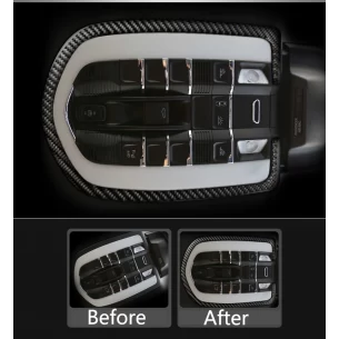 Porsche Macan 2014-2021 3D Interior Dashboard Trim Kit Dash Trim Dekor 38-Parts