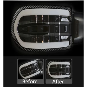 Porsche Macan 2014-2021 3D Interior Dashboard Trim Kit Dash Trim Dekor 38-Parts