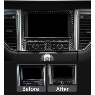 Porsche Macan 2014-2021 3D Interior Dashboard Trim Kit Dash Trim Dekor 38-Parts