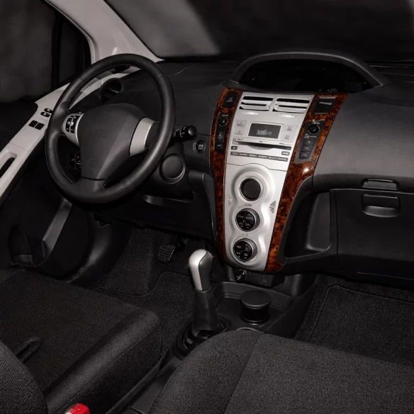 Toyota Yaris 12.05-12.09 3D Interior Dashboard Trim Kit Dash Trim Dekor 9-Parts