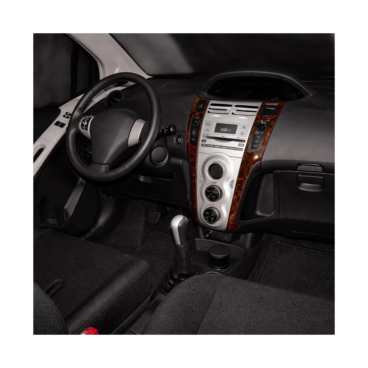 Toyota Yaris 12.05-12.09 3D Interior Dashboard Trim Kit Dash Trim Dekor 9-Parts