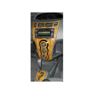Toyota Yaris 12.05-12.09 3D Interior Dashboard Trim Kit Dash Trim Dekor 9-Parts