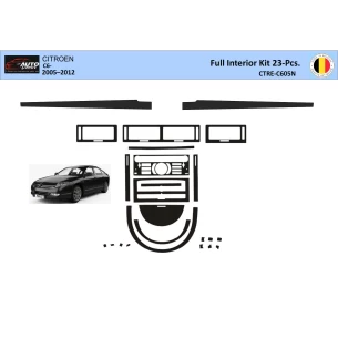 Citroen C6 2005-2012 3D Interior Dashboard Trim Kit Dash Trim Dekor 23-Parts 2
