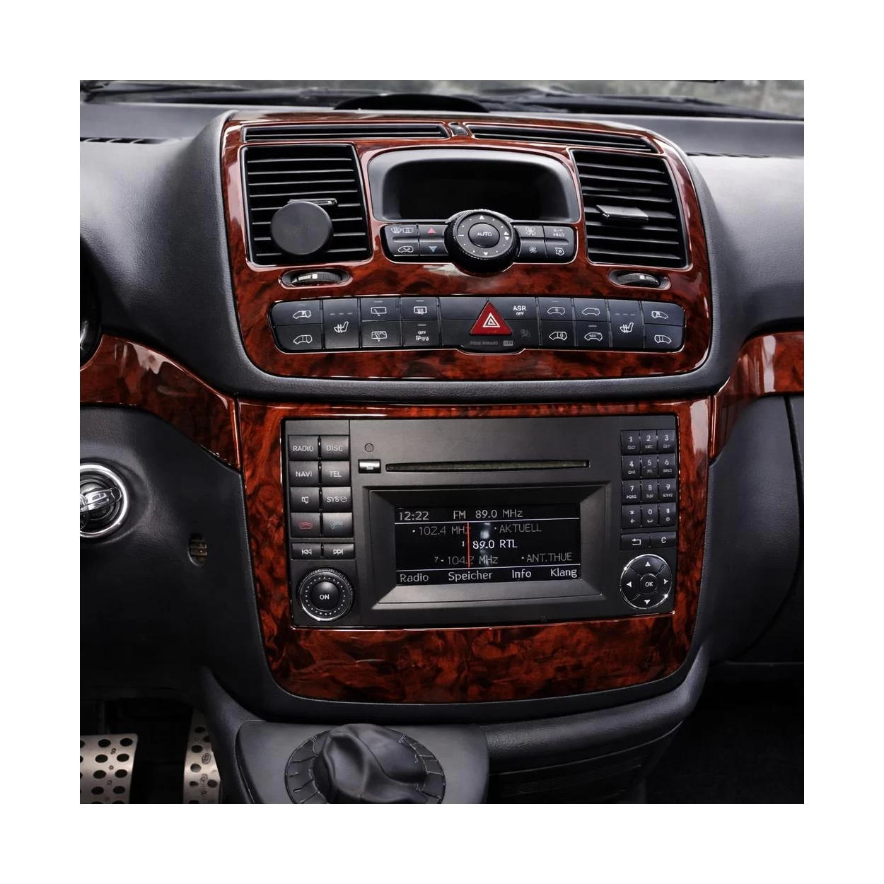 Mercedes Vito W639 2006-2014 3D Interior Dashboard Trim Kit Dash Trim Dekor 2-Parts