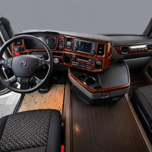 Scania NG-Series ab 2016 3D Basic Interior Dashboard Trim Kit Dash Trim Dekor 12-Parts